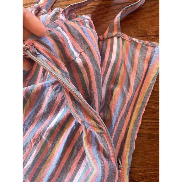 Madewell Tie Front Striped Cami Size 0 - Picture 4 of 8
